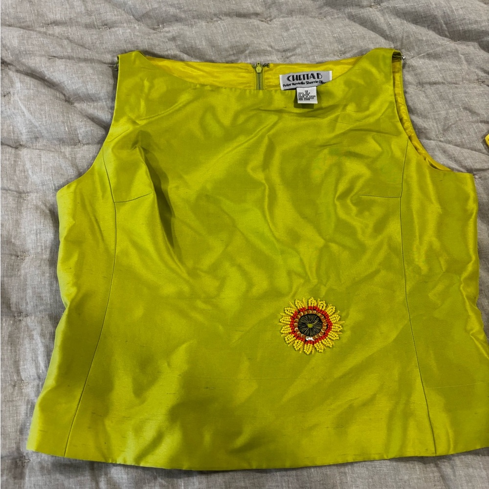 Chetta B Sherrie Bloom Peter Noviello Shinny Silk Set